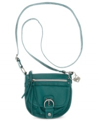 Petite and poised for the girl on-the-go, this American Rag crossbody has an up-for-anything attitude. Pocket-lined and outfitted with signature accents, it's the perfect companion for work, weekends, whatever. Petite and poised for the girl on-the-go, this American Rag crossbody has an up-for-anything attitude. Pocket-lined and outfitted with signature accents, it's the perfect companion for work, weekends, whatever.
