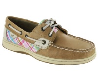 Sperry Women's Bluefish 2-Eye Shoes Linen Pink Plaid Sperry Women's Bluefish 2-Eye Shoes Linen Pink Plaid