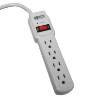 Tripp Lite TLP404 Surge Protector Strip 120V 4 Outlet 4ft Cord 450 Joule Tripp Lite TLP404 Surge Protector Strip 120V 4 Outlet 4ft Cord 450 Joule
