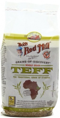 Bob's Red Mill Whole Grain Teff, 24-Ounce Packages (Pack of 4) Bob's Red Mill Whole Grain Teff, 24-Ounce Packages (Pack of 4)