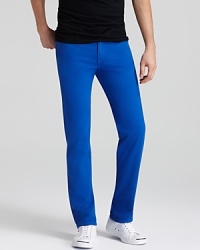 Super soaked in color, these pants from Paige Denim keep your look on trend. With a slim, straight leg, you can wear them anywhere, anytime. Super soaked in color, these pants from Paige Denim keep your look on trend. With a slim, straight leg, you can wear them anywhere, anytime.