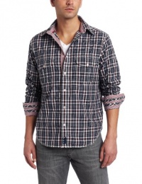 Canterbury of New Zealand Men's Raf Plaid Button-Up Shirt Canterbury of New Zealand Men's Raf Plaid Button-Up Shirt