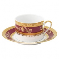 Philippe Deshoulieres Orsay Red Tea Cup 7 oz Philippe Deshoulieres Orsay Red Tea Cup 7 oz