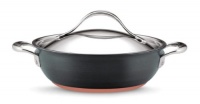 Anolon Nouvelle Copper Hard Anodized Nonstick 3-Quart Covered Casserole Anolon Nouvelle Copper Hard Anodized Nonstick 3-Quart Covered Casserole