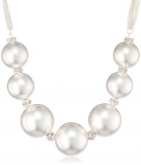 Kenneth Cole New York Urban Marcasite Round Bead Necklace, 21 Kenneth Cole New York Urban Marcasite Round Bead Necklace, 21