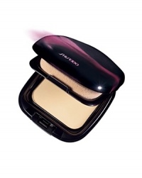Shiseido The Makeup Compact Foundation Refill SPF 15-17. A creamy-type compact foundation that can be applied wet or dry to provide full coverage and a natural finish. Minimizes the visibility of pores and subtly covers fine lines and imperfections for a flawless appearance. Contains Multi-Nutrient Factor, an advanced moisturizer. Glides on luxuriously to give skin perfect, even coverage and a creamy powderless feeling. SPF 15-17. Recommended for all skin types. Case and refill sold separately. Shiseido The Makeup Compact Foundation Refill SPF 15-17. A creamy-type compact foundation that can be applied wet or dry to provide full coverage and a natural finish. Minimizes the visibility of pores and subtly covers fine lines and imperfections for a flawless appearance. Contains Multi-Nutrient Factor, an advanced moisturizer. Glides on luxuriously to give skin perfect, even coverage and a creamy powderless feeling. SPF 15-17. Recommended for all skin types. Case and refill sold separately.