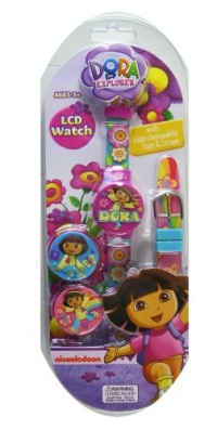 Nick Jr Dora The Explorer Watch - Dora Watch w/ Interchngeable Tops and Band s - Girls Watch Nick Jr Dora The Explorer Watch - Dora Watch w/ Interchngeable Tops and Band s - Girls Watch