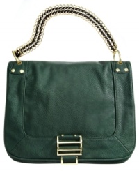 Lend low key luxury to every look with this chic shoulder bag from Olivia + Joy. The classic front flap design is updated with chain-link detailing and buckle accent, while the interior offers plenty of space for a city girl's essentials. Lend low key luxury to every look with this chic shoulder bag from Olivia + Joy. The classic front flap design is updated with chain-link detailing and buckle accent, while the interior offers plenty of space for a city girl's essentials.