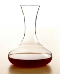 Beautifully rendered and carefully crafted, this decanter is sure become a staple in your bar collection. An elegant way to serve wine, the carafe is ideal to accompany a savory meal or to share your favorite vintage. Beautifully rendered and carefully crafted, this decanter is sure become a staple in your bar collection. An elegant way to serve wine, the carafe is ideal to accompany a savory meal or to share your favorite vintage.