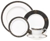 Lenox Vintage Jewel Platinum-Banded Bone China 5-Piece Place Setting, Service for 1