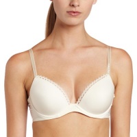 Calvin Klein Women's Seductive Comfort Customized Lift Bra,Ivory,34 B