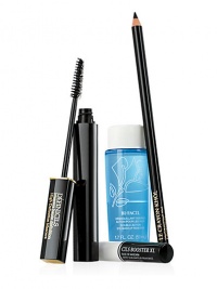 Create your most eye-catching look. Starring Definicils Mascara, the height of lash definition and separation. Delivering longer, high-definition lashes instantly. Gift set contains: Definicils High Definition Mascara in Black 0.23 oz., Cils Booster XL Super-Enhancing Mascara Base 0.07 oz., Le Crayon Khol Eyeliner in Black Ebony 0.07 oz., Bi-Facil Double-Action Eye Makeup Remover 1.7 oz.. Create your most eye-catching look. Starring Definicils Mascara, the height of lash definition and separation. Delivering longer, high-definition lashes instantly. Gift set contains: Definicils High Definition Mascara in Black 0.23 oz., Cils Booster XL Super-Enhancing Mascara Base 0.07 oz., Le Crayon Khol Eyeliner in Black Ebony 0.07 oz., Bi-Facil Double-Action Eye Makeup Remover 1.7 oz..