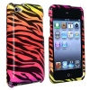 eForCity Colorful Zebra Hard Case Cover for iPod touch 4G