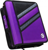 Case-it Z-Binder Two-in-One 1.5-Inch D-Ring Zipper Binder, Purple, Z-176-PUR Case-it Z-Binder Two-in-One 1.5-Inch D-Ring Zipper Binder, Purple, Z-176-PUR