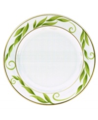 The lushness of flowers and vines, brought to your table. The Bernardaud Frivole dinner plates boast a refined pattern and distinctive gold band rim. The lushness of flowers and vines, brought to your table. The Bernardaud Frivole dinner plates boast a refined pattern and distinctive gold band rim.