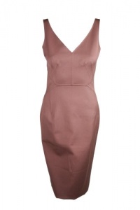Michael Kors Womens V Neck Sleevless Silk Blend Shift Dress Michael Kors Womens V Neck Sleevless Silk Blend Shift Dress
