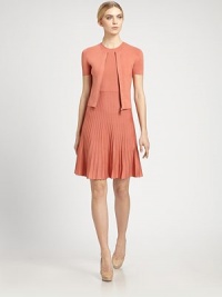 This chic knit style is rendered in an ultra-soft cashmere/silk blend.Jewel necklineShort sleevesFront zip with double pullsAbout 17 from shoulder to hem95% silk/5% elastaneDry cleanImportedModel shown is 5'11 (180cm) wearing US size 4. This chic knit style is rendered in an ultra-soft cashmere/silk blend.Jewel necklineShort sleevesFront zip with double pullsAbout 17 from shoulder to hem95% silk/5% elastaneDry cleanImportedModel shown is 5'11 (180cm) wearing US size 4.