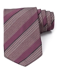 A classic tie in a handsome hue establishes your presence in the board room or at the wedding rehearsal dinner. A classic tie in a handsome hue establishes your presence in the board room or at the wedding rehearsal dinner.