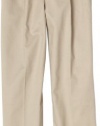 Nautica Sportswear Kids 2-7 Boys Pleated Twill Pant, Khaki, 4