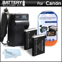 2 Pack Battery And Charger Kit For Canon PowerShot SX260 HS, SX260HS, Canon SX280 HS, SX280HS, SX500 IS, SX500IS Digital Camera Includes 2 Extended Replacement (1200Mah) NB-6L Batteries + Ac/Dc Rapid Travel Charger + Screen Protectors + MicroFiber Cloth 2 Pack Battery And Charger Kit For Canon PowerShot SX260 HS, SX260HS, Canon SX280 HS, SX280HS, SX500 IS, SX500IS Digital Camera Includes 2 Extended Replacement (1200Mah) NB-6L Batteries + Ac/Dc Rapid Travel Charger + Screen Protectors + MicroFiber Cloth