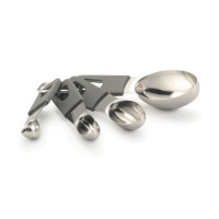 Anolon Advanced Tools Contemporary 4-Piece Measuring Spoons Set, Gray