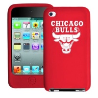 Tribeca FVA3744 Varsity Silicone Jacket for iPod Touch 4G - Chicago Bulls - Red Tribeca FVA3744 Varsity Silicone Jacket for iPod Touch 4G - Chicago Bulls - Red