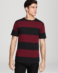 Saturdays Surf NYC Randall Block Stripe Tee Saturdays Surf NYC Randall Block Stripe Tee