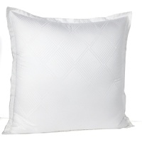 Crisp and bright, this Hudson Park Luxe sham boasts a polished, geometric weave in shimmery white on white. Elegantly minimalist styling lets the luminous pattern shine through. Crisp and bright, this Hudson Park Luxe sham boasts a polished, geometric weave in shimmery white on white. Elegantly minimalist styling lets the luminous pattern shine through.