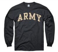 Army Black Knights Black Arch Long Sleeve T-Shirt Army Black Knights Black Arch Long Sleeve T-Shirt