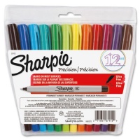 Sharpie Ultra Fine Point Permanent Markers, 12 Colored Markers (37172) Sharpie Ultra Fine Point Permanent Markers, 12 Colored Markers (37172)
