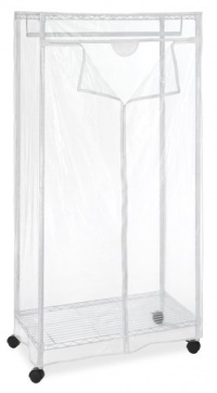 Whitmor 6071-1947 Supreme 36-Inch Clothes Closet, White and Clear Whitmor 6071-1947 Supreme 36-Inch Clothes Closet, White and Clear