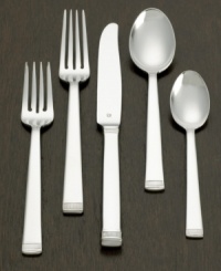 Complement your elegant table place settings with Chime flatware. Clean lines and ribbed detailing along the handle combine for unparalleled elegance. Complement your elegant table place settings with Chime flatware. Clean lines and ribbed detailing along the handle combine for unparalleled elegance.