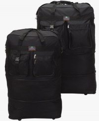 Pack of 2, 40 Expandable Wheeled Bags Rolling Duffel Spinner Luggage Pack of 2, 40 Expandable Wheeled Bags Rolling Duffel Spinner Luggage