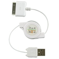Oriongadgets Retractable Sync & Charge USB Cable for Apple iPhone 3G (White) Oriongadgets Retractable Sync & Charge USB Cable for Apple iPhone 3G (White)