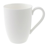 Anmut will be the choice for purists; it is an undecorated white that beautifully shows off the glamorous forms and quality bone china. Dishwasher and microwave safe. Accessories shown: oval platter, round vegetable bowl, creamer, sugar bowl. Anmut will be the choice for purists; it is an undecorated white that beautifully shows off the glamorous forms and quality bone china. Dishwasher and microwave safe. Accessories shown: oval platter, round vegetable bowl, creamer, sugar bowl.