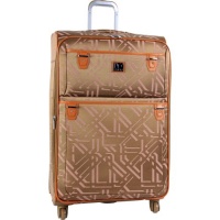 Diane Von Furstenberg Luggage Modern Tile 28 Inch Expandable Spinner, Khaki, One Size