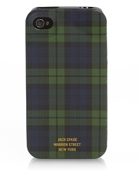 Blackwatch plaid lends classic charm to your iPhone, a preppy touch that individuates your device from all the others. Blackwatch plaid lends classic charm to your iPhone, a preppy touch that individuates your device from all the others.