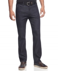 Set the record straight on jean style with this pair of denim from Armani Jeans.