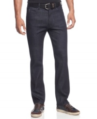 Set the record straight on jean style with this pair of denim from Armani Jeans. Set the record straight on jean style with this pair of denim from Armani Jeans.