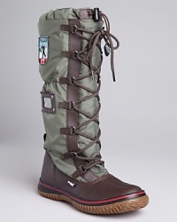 Get a grip on slick streets in Pajar's lace up winter boots, with reliable, rugged soles and soft, sheep's wool linings. Get a grip on slick streets in Pajar's lace up winter boots, with reliable, rugged soles and soft, sheep's wool linings.