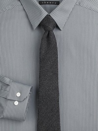 A modern, finely tailored addition to the 9-to-5 wardrobe in new-look stripes. Buttonfront Point collar 98% cotton/2% elastane Dry clean Imported A modern, finely tailored addition to the 9-to-5 wardrobe in new-look stripes. Buttonfront Point collar 98% cotton/2% elastane Dry clean Imported