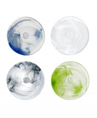 Sheer veils of color and a gently sloped rim combine for eye-catching elegance. Designed by Ulrika Hydman-Vallien for Kosta Boda. Hand-made. Sheer veils of color and a gently sloped rim combine for eye-catching elegance. Designed by Ulrika Hydman-Vallien for Kosta Boda. Hand-made.