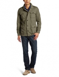 Faconnable Tailored Denim Men's Washed Cotton Field Jacket