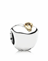 Teachers, apple pickers, and lovers of autumn clamor for PANDORA's Apple of My Eye charm in sterling silver with a 14K gold accent. Teachers, apple pickers, and lovers of autumn clamor for PANDORA's Apple of My Eye charm in sterling silver with a 14K gold accent.