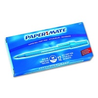 Paper Mate Write Bros. Stick Medium Point Ballpoint Pens, 12 Blue Ink Pens (3311131) Paper Mate Write Bros. Stick Medium Point Ballpoint Pens, 12 Blue Ink Pens (3311131)