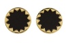 House of Harlow 1960 - Black Sunburst Button Earrings