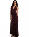 Ella moss Women's Waldo Maxi Dress, Wine, X-Small