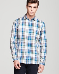 Paul Smith Plaid Sport Shirt - Classic Fit Paul Smith Plaid Sport Shirt - Classic Fit