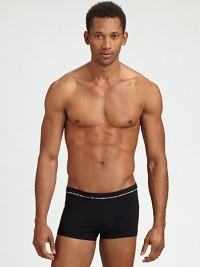 Cotton shorts with subtle signature stripe piping and a hint of stretch for added comfort.Elastic waistInseam, about 272% polyamide/28% elastaneMachine washImported Cotton shorts with subtle signature stripe piping and a hint of stretch for added comfort.Elastic waistInseam, about 272% polyamide/28% elastaneMachine washImported