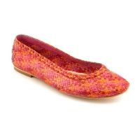 Plenty by Tracy Reese Emely Flats Shoes Orange Womens